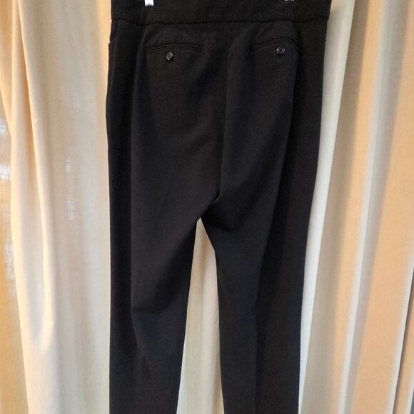 Briggs Black Stretch Polyester Dress Pants - Picture 3 of 15